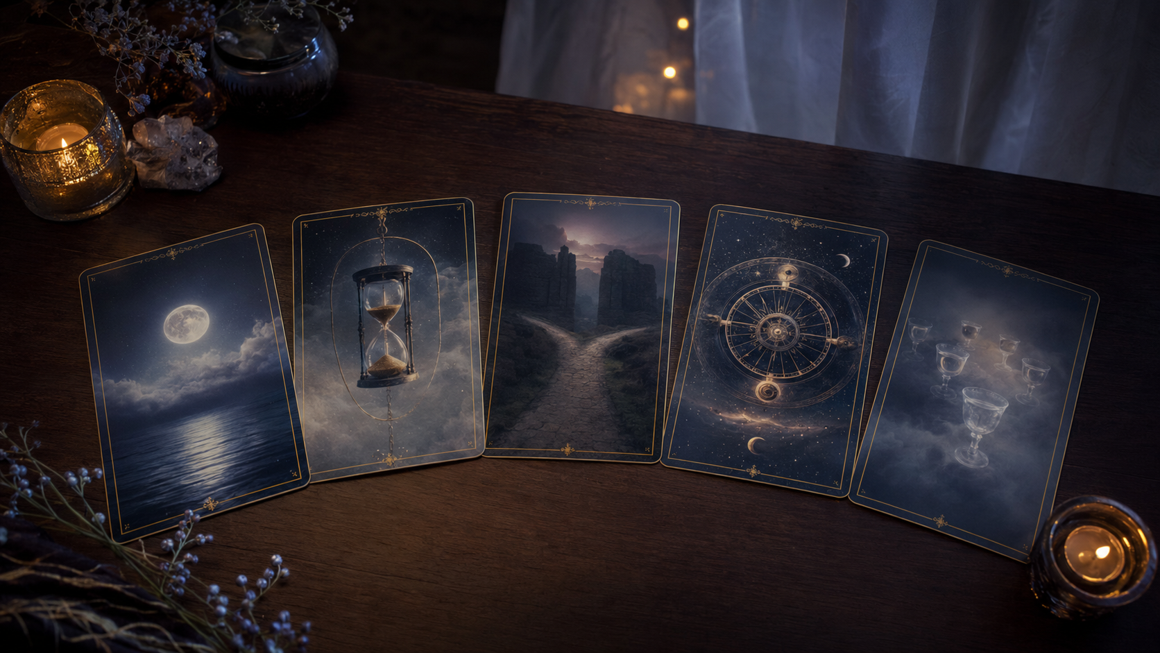 MysticX tarot cards representing uncertainty delay and unresolved choices 1.00