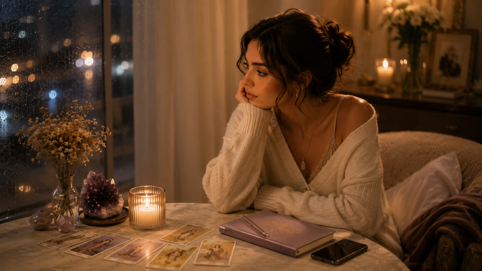 MysticX Love Tarot reflection on waiting for an unavailable man. 1.00