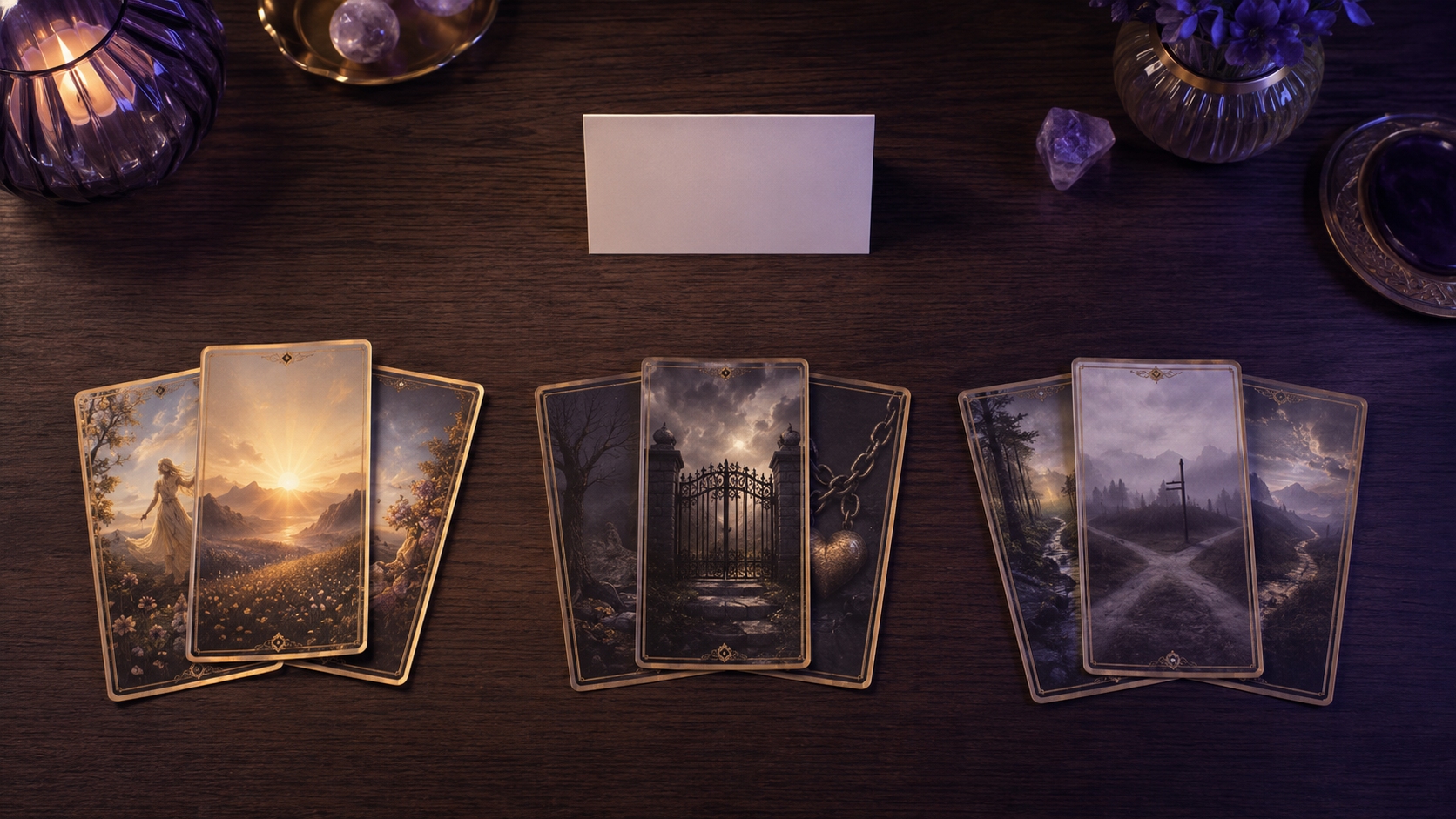 MysticX Tarotkarten zeigen widersprüchliche Antworten auf dieselbe wiederholte Frage 1.00