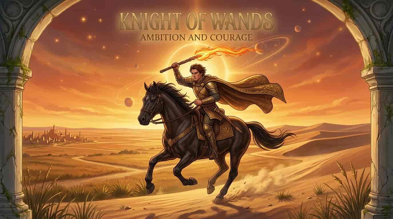 MysticX Tarot Series: Knight of Wands - Action, Adventure & Passion