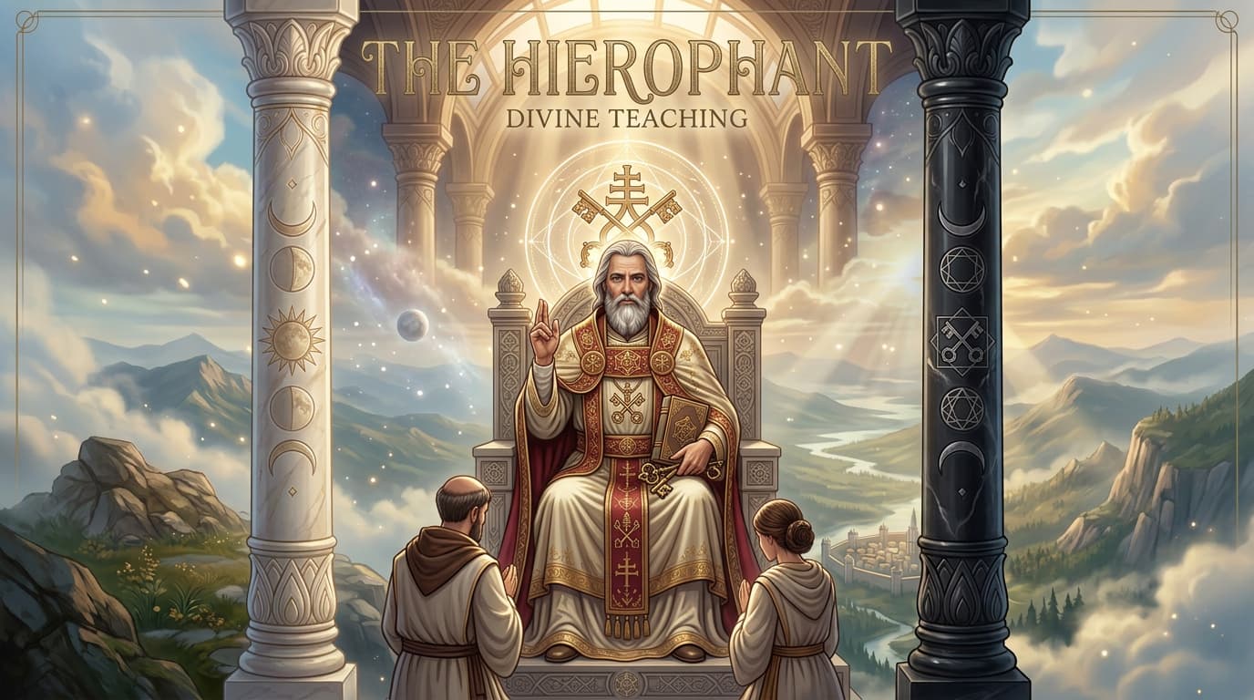 MysticX Tarot Series: The Hierophant - Tradition, Teaching & Spiritual Guidance