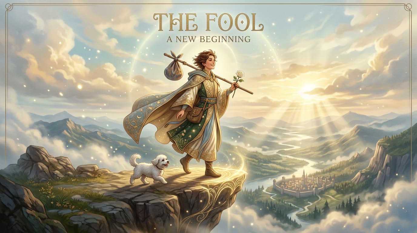 MysticX Tarot Series: The Fool — New Beginnings & Leap of Faith