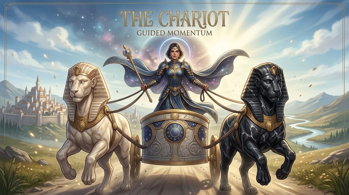 MysticX Tarot Series: The Chariot - Determination, Victory & Forward Momentum