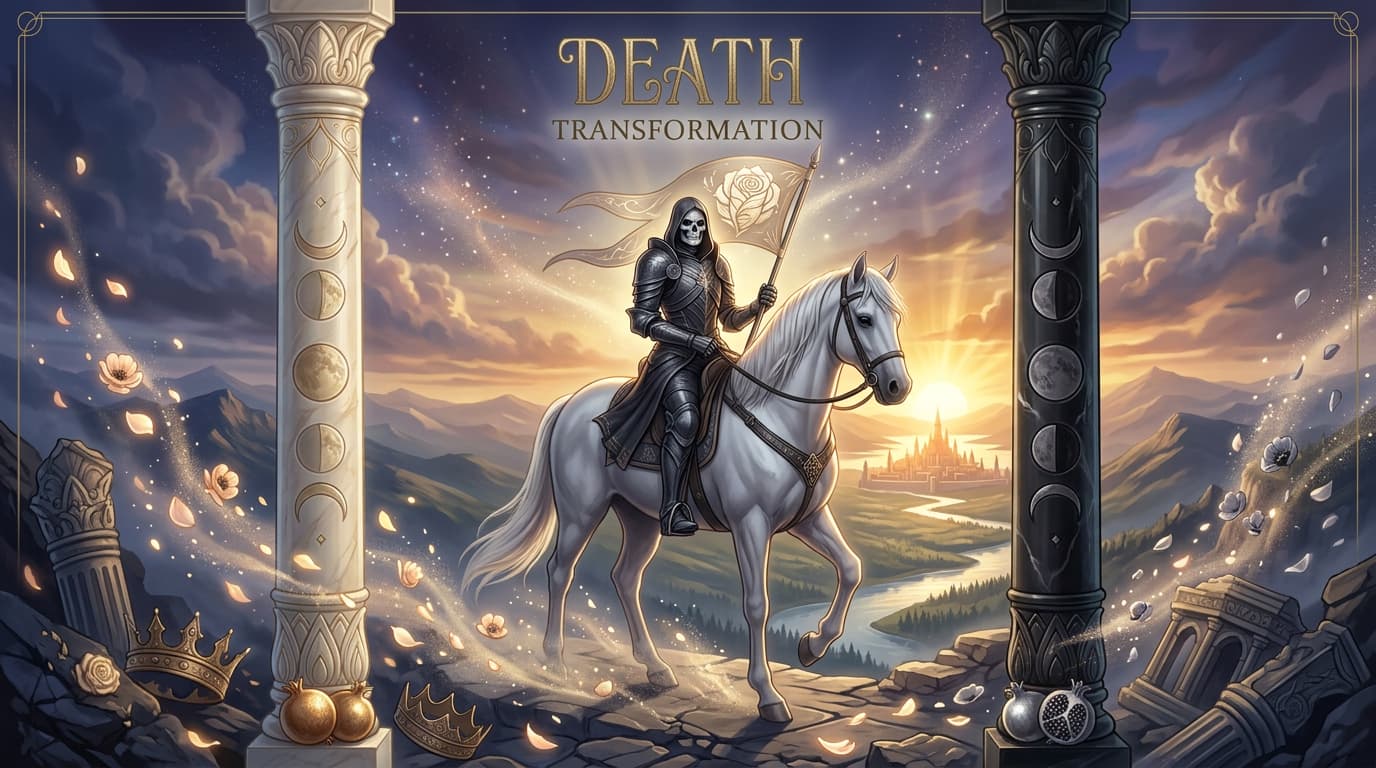 MysticX Tarot Series: Death - Transformation, Endings & New Beginnings