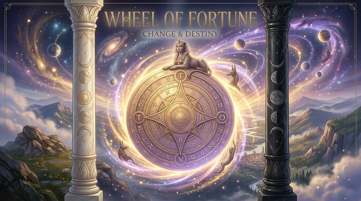 MysticX Tarot Series: Wheel of Fortune - Change, Cycles & Destiny