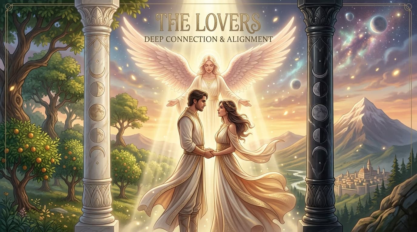 MysticX Tarot Series: The Lovers - Love, Choice & Soul Alignment