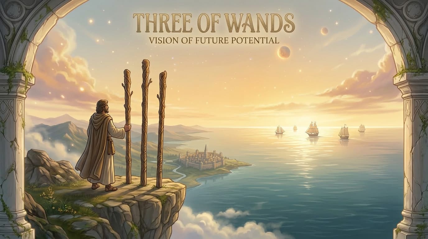 MysticX Tarot Series: Three of Wands - Expansion, Growth & Forward Momentum
