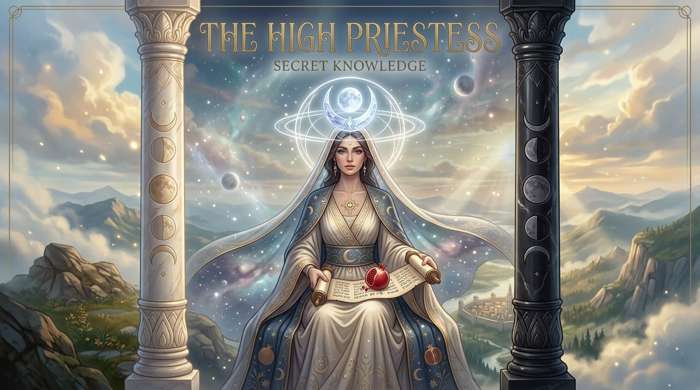 MysticX Tarot Series: The High Priestess - Intuition, Mystery & Inner Wisdom