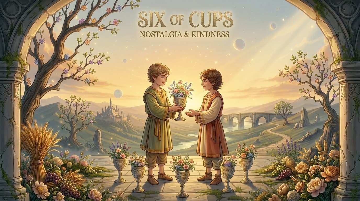 MysticX Tarot Series: Six of Cups - Nostalgia, Reunion & Childhood Memories