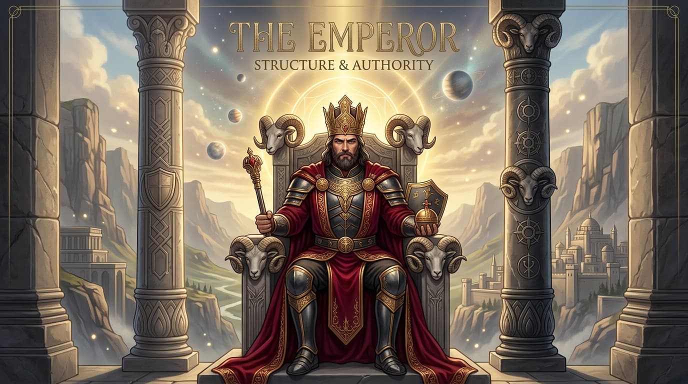 MysticX Tarot Series: The Emperor - Authority, Structure & Leadership