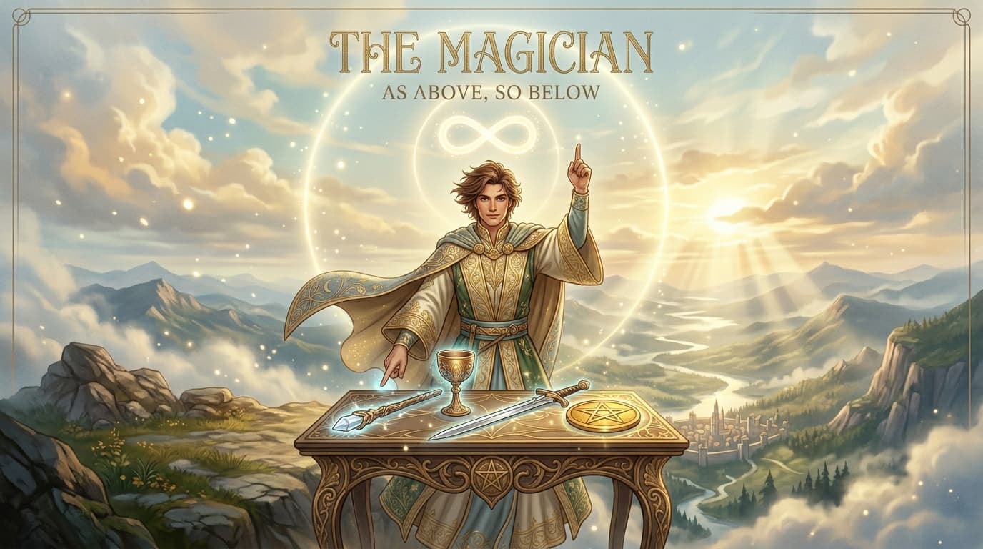 MysticX Tarot Series: The Magician — Manifestation, Power & Action