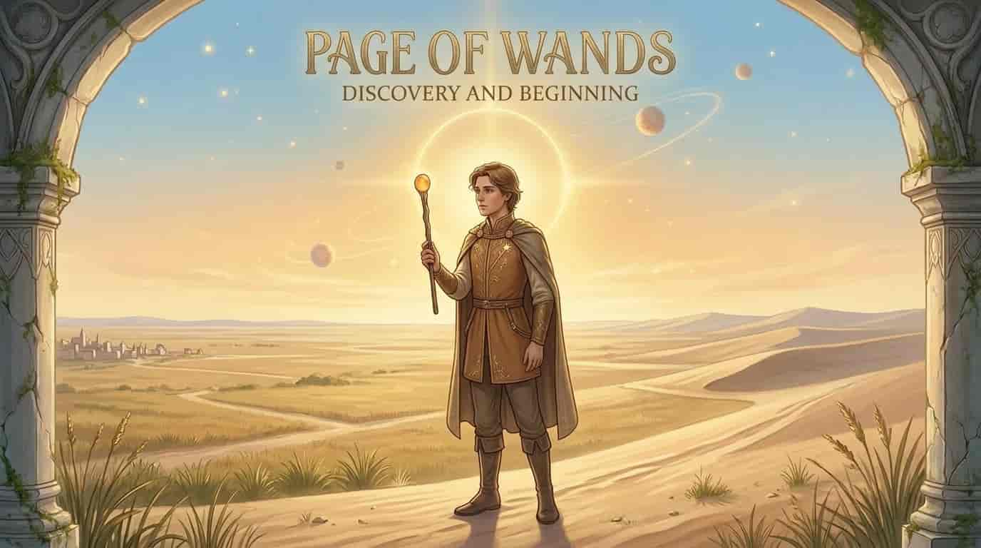 MysticX Tarot Series: Page of Wands - Exploration, Enthusiasm & Discovery